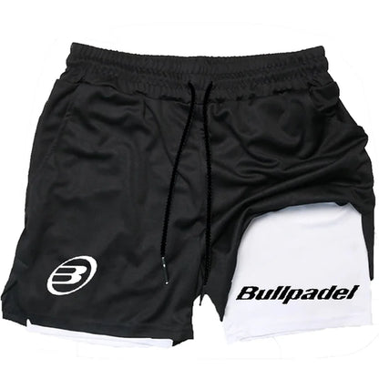 2025 New Men's Quick Drying Breathable Padel Sports Shorts Tennis