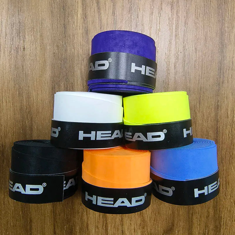 6 Pieces Original HEAD Overgrip Anti Slip Tennis Racket Sweatband