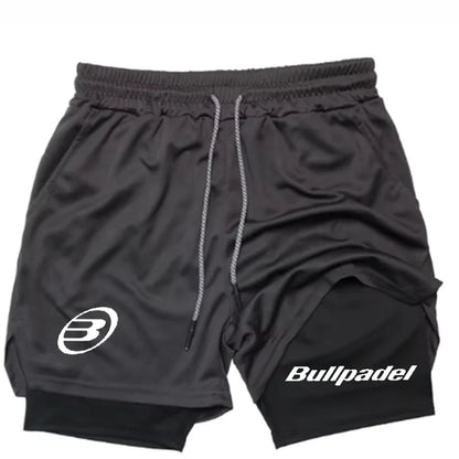 2025 New Men's Quick Drying Breathable Padel Sports Shorts Tennis