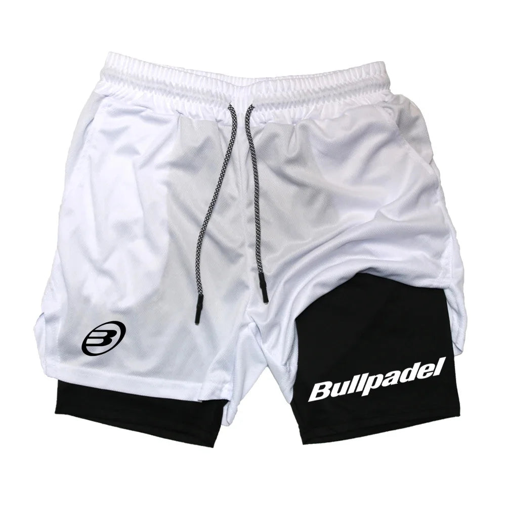 2025 New Men's Trousers Outdoor Running  Padel Sport Shorts Summer