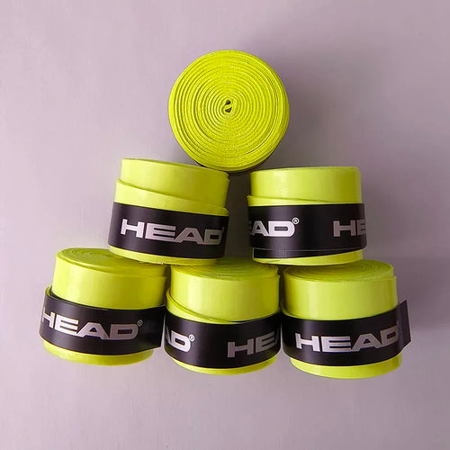 6 Pieces Original HEAD Overgrip Anti Slip Tennis Racket Sweatband