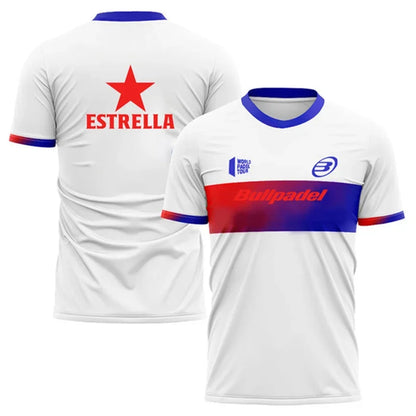 Fashion Gradient Harajuku Men's T Shirt Padel Tennis Sportswear Summer