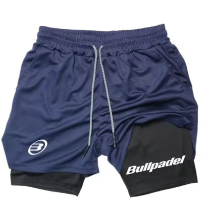 2025 New Men's Quick Drying Breathable Padel Sports Shorts Tennis