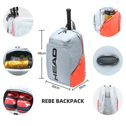 HEAD Original Radical Tennis Backpack 2-Pack Rackets Men's Bag Tenis