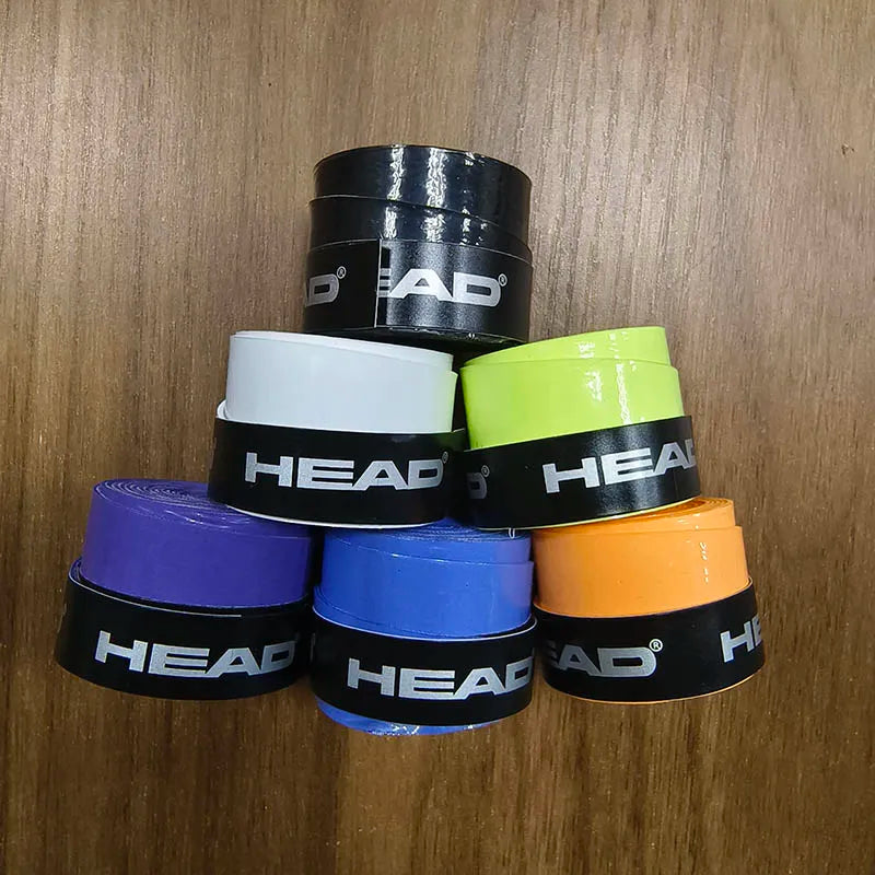 6 Pieces Original HEAD Overgrip Anti Slip Tennis Racket Sweatband