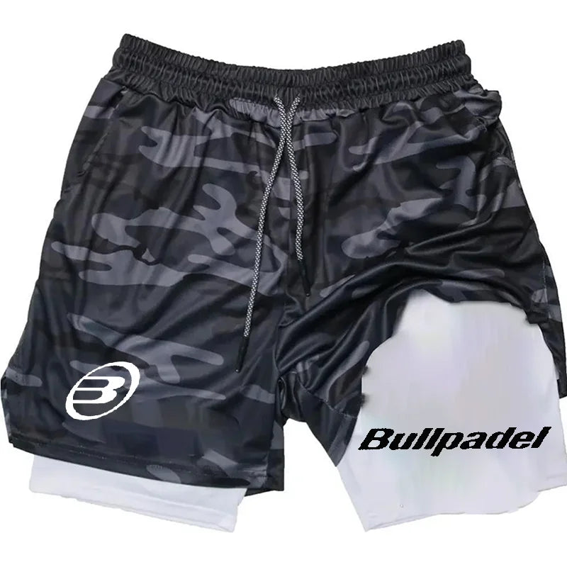 2025 New Men's Quick Drying Breathable Padel Sports Shorts Tennis