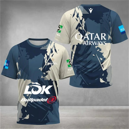 Fashion new Women's Quick Dry Tennis T-Shirt Summer Loose Padel